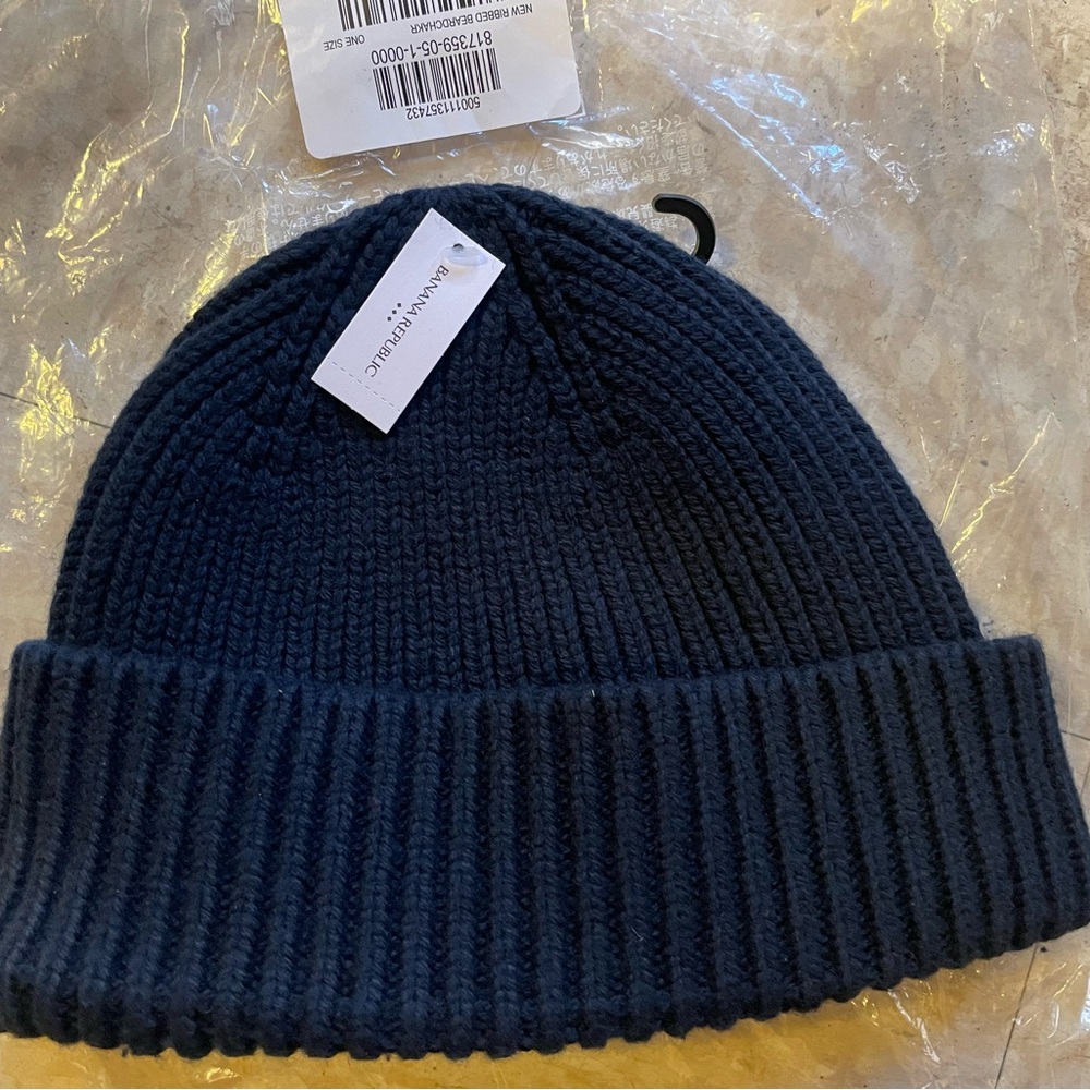 Banana Republic Navy Blue Knit Beanie
